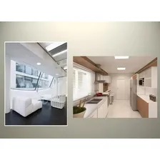 Plafon Sobrepor Quadrado Led 36w Branco 40x40 Bivolt Cor Branco-frio Foto mini 4