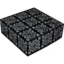 Plafon Sobrepor Taschibra Renda 106 Led 3000k Preto De Foto mini 1