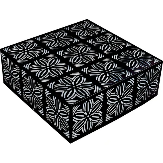 Plafon Sobrepor Taschibra Renda 106 Led 3000k Preto De Foto 1