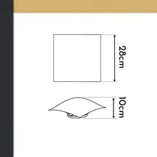 Plafon Solari 10w 6500k Led Taschibra Foto mini  3