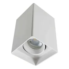 Plafon Spot Sobrepor Mr16 Dicroica Quadrado Branco Evoled Foto mini 1