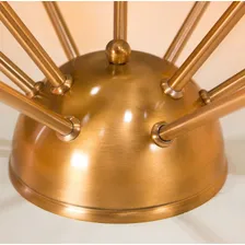 Plafon Sputnik 80cm P/e27 Cobre Escovado Plf-4964-ce St698 127/220v Foto mini  3