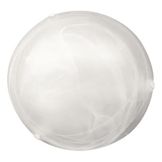 Plafon Taschibra Laguna 30cm Murano Redondo Branco E27 Foto 1