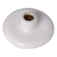 Plafonier Pvc Ilumi Branco Soquete Porcelana E27 18091 Foto  mini 1
