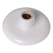 Plafonier Pvc Ilumi Branco Soquete Porcelana E27 Economico Foto mini 1