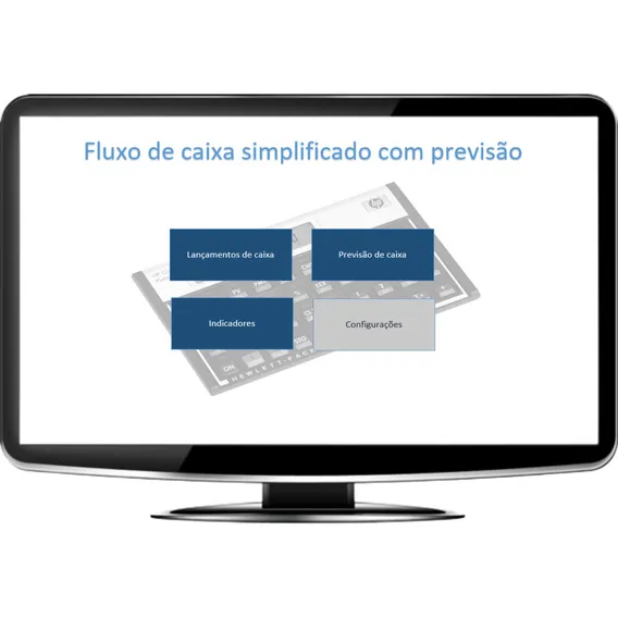 Planilha Em Excell - Fluxo De Caixa Com Previsão Futura Foto 1