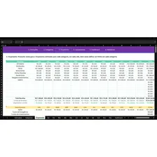 Planilha Excel Gastos e Receitas Mensais Formato Digital Foto mini 2