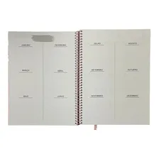 Planner /agenda 24x19x1 Cm 96 Folhas Capa Dura Foto mini 2