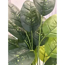 Planta Artificial Comigo Ninguém Pode Folhagem Jibóia Sala Foto mini 4
