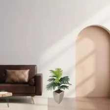 Planta Artificial Palmeira Areca Real Toque Sem Vaso Foto mini 4