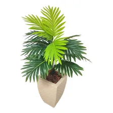 Planta Artificial Palmeira Areca Real Toque Sem Vaso Foto mini  3