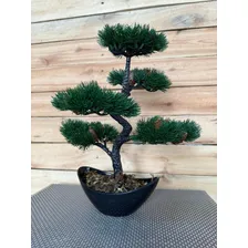 Planta Artificial Para Sala Arvore Planta Bonsai Com Vaso Cor Vaso Preto Foto mini 4