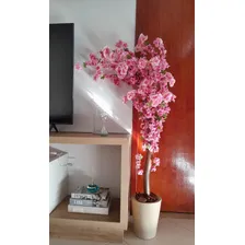 Planta Árvore 1,70m Cerejeira Rosa Claro, Permanente Foto mini 3
