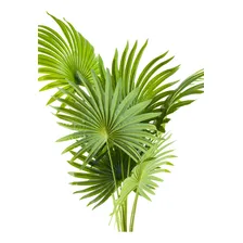 Planta Árvore Artificial Palmeira Leque 140cm Sala Decoração Cor Cinza Foto mini 3