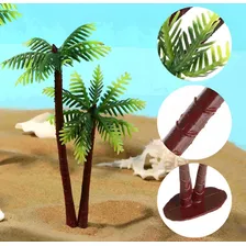 Plantas Coqueiro Arbusto Jardim Maquete Diorama Aquario 2uni Foto mini 2