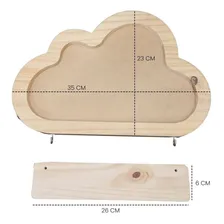Plaquinha De Enfeite Quarto De Bebe Com Nome Personalizado Cor Bege Foto mini 2