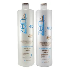 Plástica Dos Fios Ojon 4d Zen Hair 2x1 Litro Realinhamento Foto  mini 1