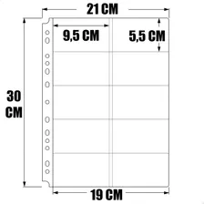 Plástico P/ Cartão Telefônico Kit 100 Folhas Capacidade 2000 Foto mini 2
