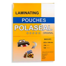 Plastico Para Plastificacao Polaseal Oficio 222x336 (0,10) Foto  mini 1