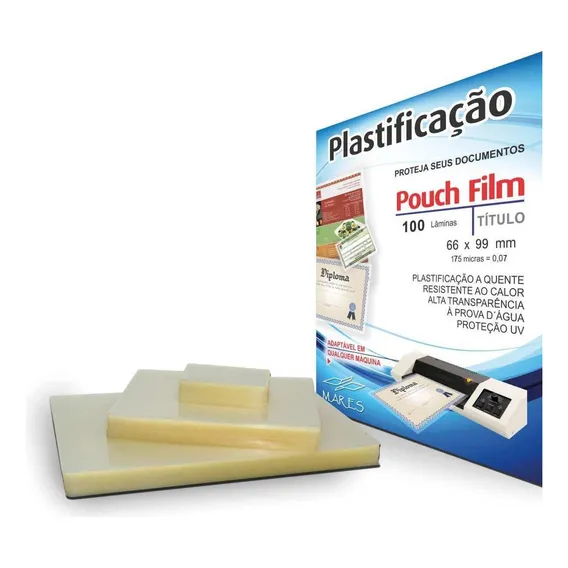 Plastico Para Plastificação Documento Polaseal Cpf 66x99 007 Foto 1