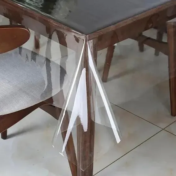 Plastico Pvc Cristal Transparente 0.80 Mm Grosso 1 Metro Foto 1