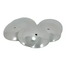 Platinela De Inox Com Abafador Para Pandeiro Torelli Ta720 Foto mini  2