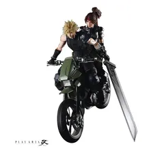 Play Arts Final Fantasy Vii Remake Jessie Cloud & Motorcycle Foto mini 1
