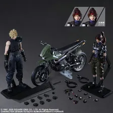 Play Arts Final Fantasy Vii Remake Jessie Cloud & Motorcycle Foto mini 2