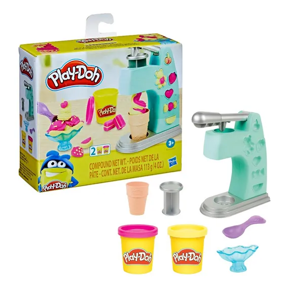Play Doh Mini Sorveteria Divertida Hasbro E9368 Foto 1