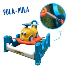Playground Infantil 4x1 Gangorra Carrinho Balanço Pula Pula Cor Amarelo Foto mini 3