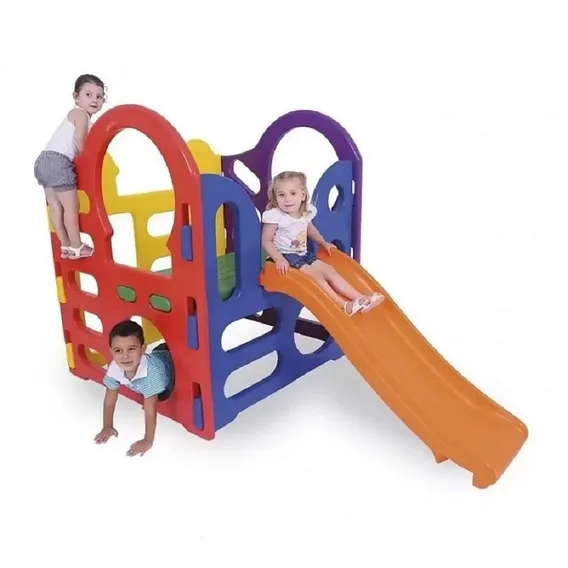 Playground New Big Play Xalingo Com Escorregador Infantil Cor Colorido Foto 1