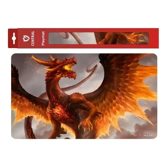 Playmat Central Mats Dragão Rubi Magic Pokemon Yugioh Foto 1