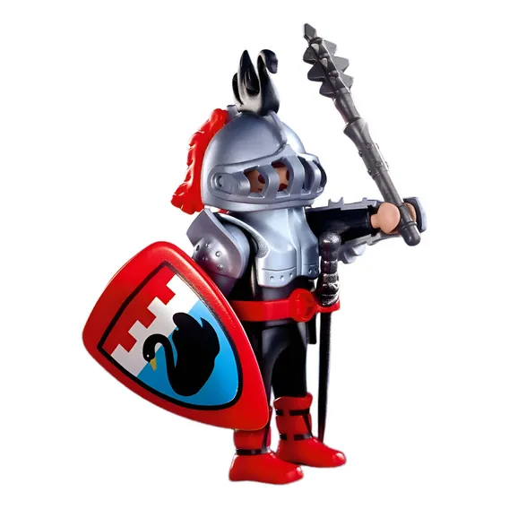Playmobil 4689 Cavaleiro Da Ordem Do Cisne Cor Cinza Foto 1