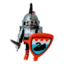 Playmobil 4689 Cavaleiro Da Ordem Do Cisne Cor Cinza Foto mini 3