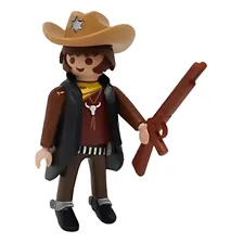 Playmobil 6277 Xerife Western Cor Marrom Foto mini 3