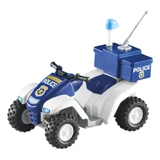 Playmobil 6504 Quadriciclo Da Polícia Cor Neutra Foto  mini 1