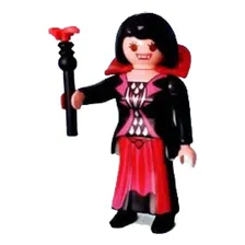Playmobil 9895 Vampira Halloween Com Ab贸bora Cor Roxo Foto mini 2