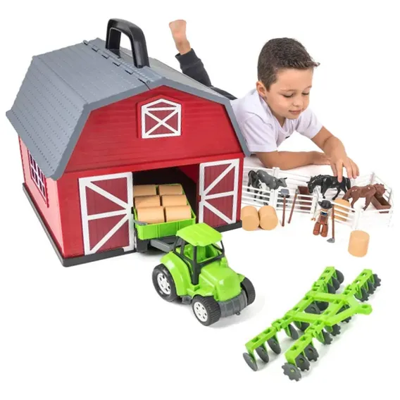 Playset para bonecas e bonecos Poliplac Fazenda de Brinquedo FAZENDINHA Brinquedo Fazendinha 8192 Foto 1