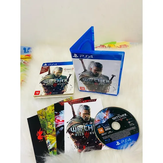 Playstation 4 Jogo Midia Fisica - The Witcher Wild Hunt Foto 1