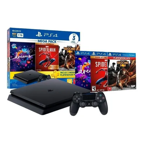 Playstation 4 Mega Pack Slim 1tb Foto 1