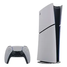 Playstation 5 Sony 1t Slim Digital + 2 Jogos Cor Branco Foto  mini 1