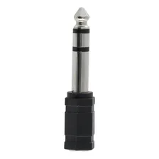 Plug Adaptador P2 Femea X P10 Macho Stereo Foto mini  3