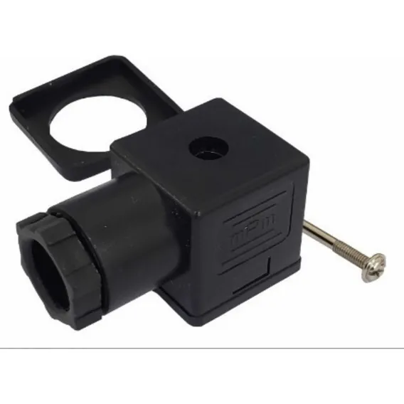 Plug Conector Eletrico Bobina Solenoide Din 43650 Forma A Foto 1