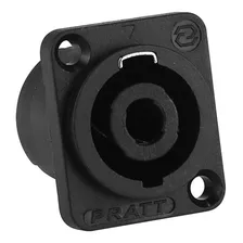 Plug Conector Speakon Painel Com Trava Metal Tipo Neutrik Foto mini 1