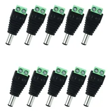 Plug Conectores P4 Macho Com Borne Cftv - 10 Peças Foto  mini 1