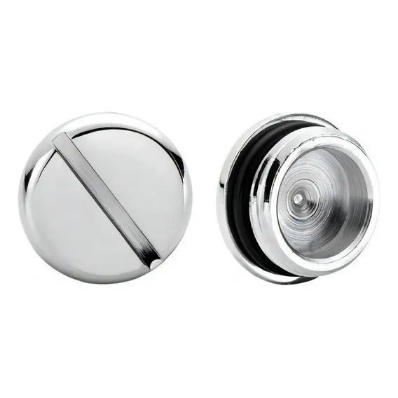Plug De Arremate 1/2 P/ Parede 171103-21 - Blukit Acabamento Metal Cor Prateado Foto 1