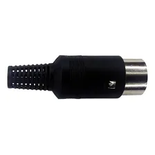 Plug Din Macho 5 Pinos Para Conexão Segurança E Resistente Foto mini 4