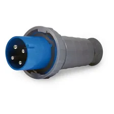Plug Industrial 16a 3p+t+n Azul 9h 220v Ip44 Soprano Foto  mini 1