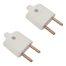 Plug Macho 2 Pino 10a Tomada Pino Macho Extensão -- 2 Foto mini 1