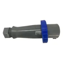 Plug Macho 2p+t 63a 220/240v 6h Azul Ip67 Brasikon Steck Foto mini  2